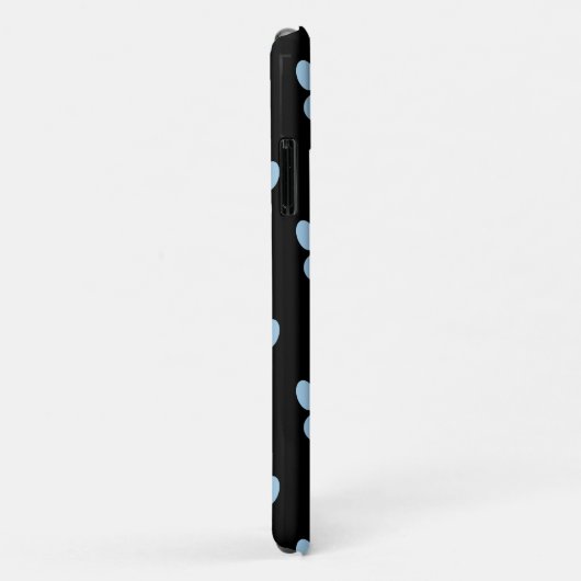Patroon van poten, blauwe poten, reuzenpoten, dier Case-Mate iPhone case (Achterkant/rechts)