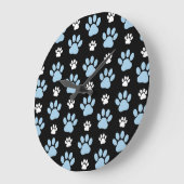 Patroon van poten, blauwe poten, reuzenpoten, dier grote klok (Hoek)