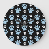 Patroon van poten, blauwe poten, reuzenpoten, dier grote klok (Voorkant)