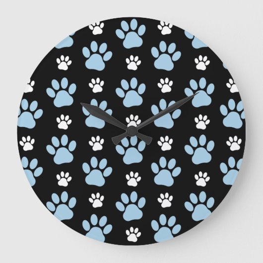 Patroon van poten, blauwe poten, reuzenpoten, dier grote klok (Voorkant)