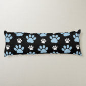 Patroon van poten, blauwe poten, reuzenpoten, dier lichaamskussen (Achterkant)