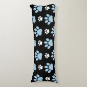 Patroon van poten, blauwe poten, reuzenpoten, dier lichaamskussen (Voorkant Verticaal)