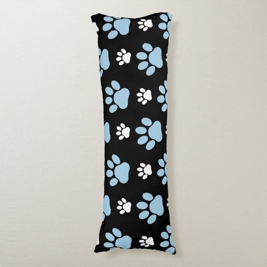 Patroon van poten, blauwe poten, reuzenpoten, dier lichaamskussen (Voorkant Verticaal)