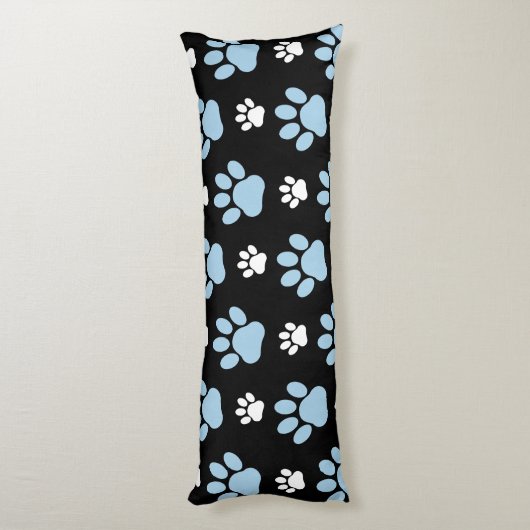 Patroon van poten, blauwe poten, reuzenpoten, dier lichaamskussen (Achterkant (Verticaal))