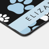 Patroon van poten, blauwe poten, reuzenpoten, Jouw Bureaumat (Hoek)