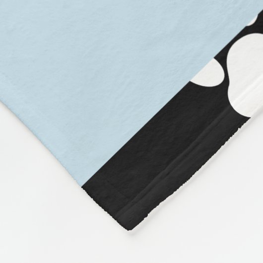 Patroon van poten, blauwe poten, reuzenpoten, Jouw Fleece Deken (Hoek)