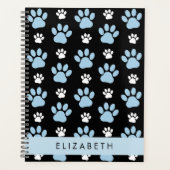 Patroon van poten, blauwe poten, reuzenpoten, Jouw Planner (Voorkant)