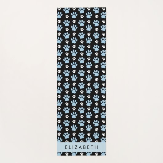 Patroon van poten, blauwe poten, reuzenpoten, Jouw Yogamat (Achterkant)