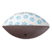 Patroon van poten, hondenpoten, baby blauwe poten american football (Gedraaid 270)