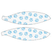 Patroon van poten, hondenpoten, baby blauwe poten basketbal (Panelen)