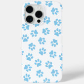 Patroon van poten, hondenpoten, baby blauwe poten Case-Mate iPhone case (Achterkant)