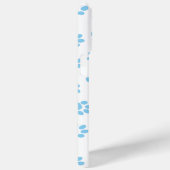 Patroon van poten, hondenpoten, baby blauwe poten Case-Mate iPhone case (Achterkant / Rechts)