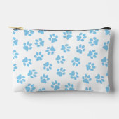 Patroon van poten, hondenpoten, baby blauwe poten etui (Voorkant)