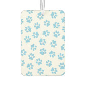 Patroon van poten, hondenpoten, baby blauwe poten luchtverfrisser (Achterkant)