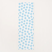 Patroon van poten, hondenpoten, baby blauwe poten yogamat (Voorkant)