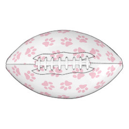 Patroon van poten, hondenpoten, Baby roze poten American Football