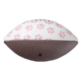 Patroon van poten, hondenpoten, Baby roze poten American Football (Gedraaid 270)