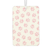 Patroon van poten, hondenpoten, Baby roze poten Luchtverfrisser (Achterkant)