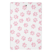 Patroon van poten, hondenpoten, Baby roze poten Mini Klembord (Achterkant)