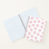 Patroon van poten, hondenpoten, Baby roze poten Notitieboek (Binnen)