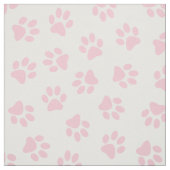 Patroon van poten, hondenpoten, Baby roze poten Stof (Swatch)