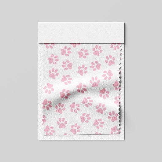 Patroon van poten, hondenpoten, Baby roze poten Stof