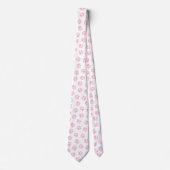 Patroon van poten, hondenpoten, Baby roze poten Stropdas (Voorkant)