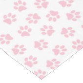 Patroon van poten, hondenpoten, Baby roze poten Tafelkleed (Gekanteld)