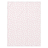 Patroon van poten, hondenpoten, Baby roze poten Tafelkleed (Voorkant)