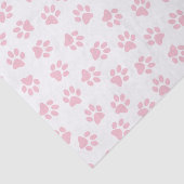 Patroon van poten, hondenpoten, Baby roze poten Tissuepapier (Detail)