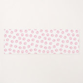 Patroon van poten, hondenpoten, Baby roze poten Yogamat (Voorkant (horizontaal))