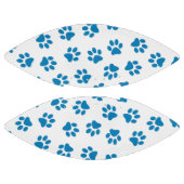 Patroon van poten, hondenpoten, blauwe poten american football (Panelen)