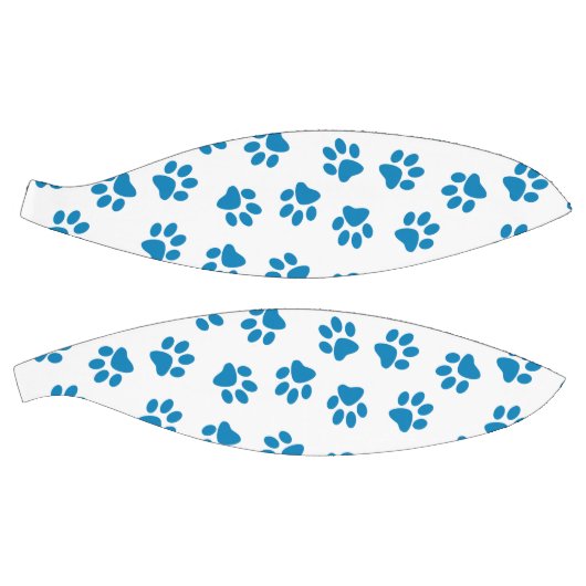 Patroon van poten, hondenpoten, blauwe poten basketbal (Panelen)