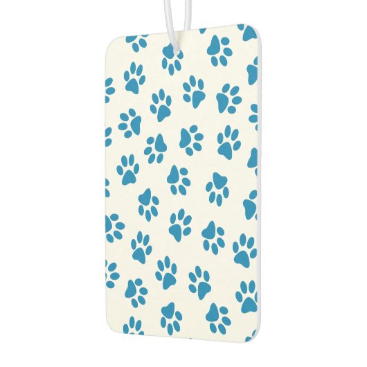 Patroon van poten, hondenpoten, blauwe poten luchtverfrisser (Links)