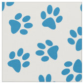 Patroon van poten, hondenpoten, blauwe poten stof (Close Up)