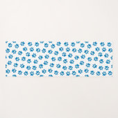 Patroon van poten, hondenpoten, blauwe poten yogamat (Voorkant (horizontaal))