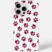 Patroon van poten, hondenpoten, Bourgondische pote Case-Mate iPhone Case (Achterkant)