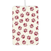 Patroon van poten, hondenpoten, Bourgondische pote Luchtverfrisser (Voorkant)