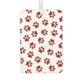 Patroon van poten, hondenpoten, Bourgondische pote Luchtverfrisser (Achterkant)