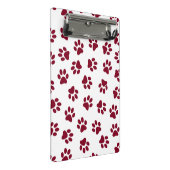 Patroon van poten, hondenpoten, Bourgondische pote Mini Klembord (Schuin)