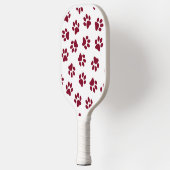 Patroon van poten, hondenpoten, Bourgondische pote Pickleball Paddle (Links)
