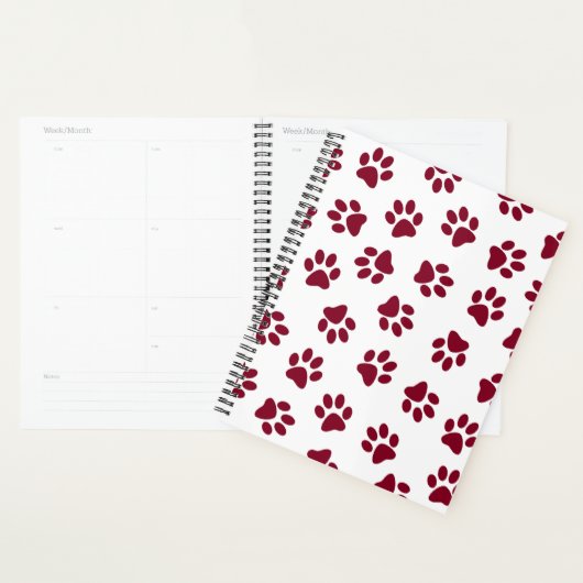Patroon van poten, hondenpoten, Bourgondische pote Planner (Display)
