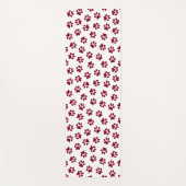 Patroon van poten, hondenpoten, Bourgondische pote Yogamat (Voorkant)