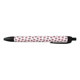 Patroon van poten, hondenpoten, Bourgondische pote Zwarte Inkt Pen
