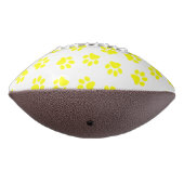 Patroon van poten, hondenpoten, gele poten american football (Gedraaid 270)