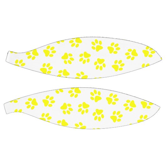 Patroon van poten, hondenpoten, gele poten basketbal (Panelen)