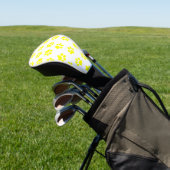 Patroon van poten, hondenpoten, gele poten golfheadcover (Insitu)