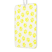 Patroon van poten, hondenpoten, gele poten luchtverfrisser (Links)