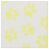 Patroon van poten, hondenpoten, gele poten stof (Close Up)