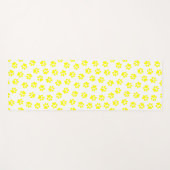 Patroon van poten, hondenpoten, gele poten yogamat (Voorkant (horizontaal))